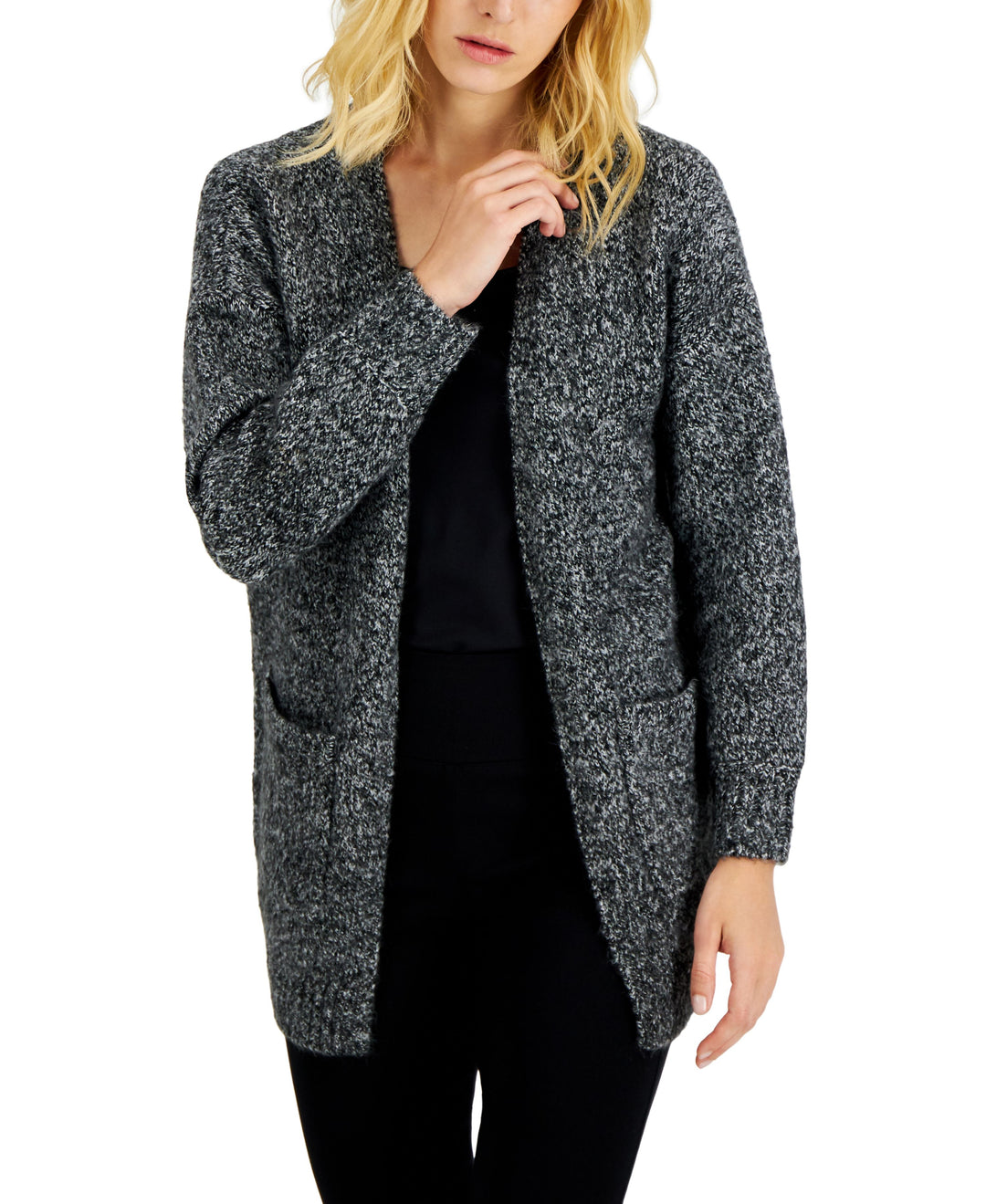 Alfani Petite Open Front Cardigan