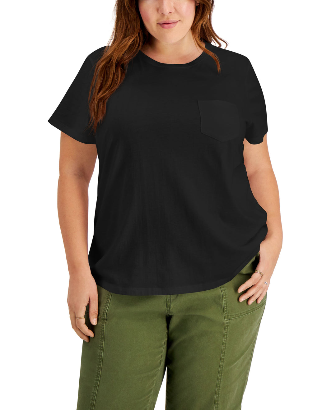 Style & Co Cotton Pocket T-Shirt