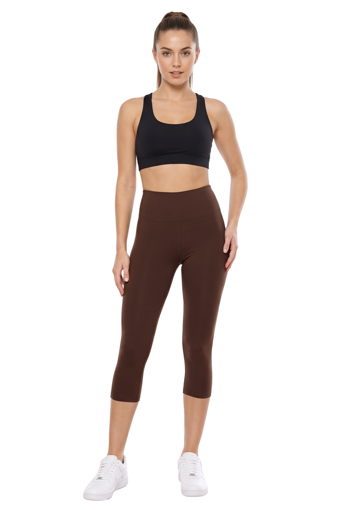 Buttery Smooth Basic Solid High Waisted Capris - 3 Inch - New Mix
