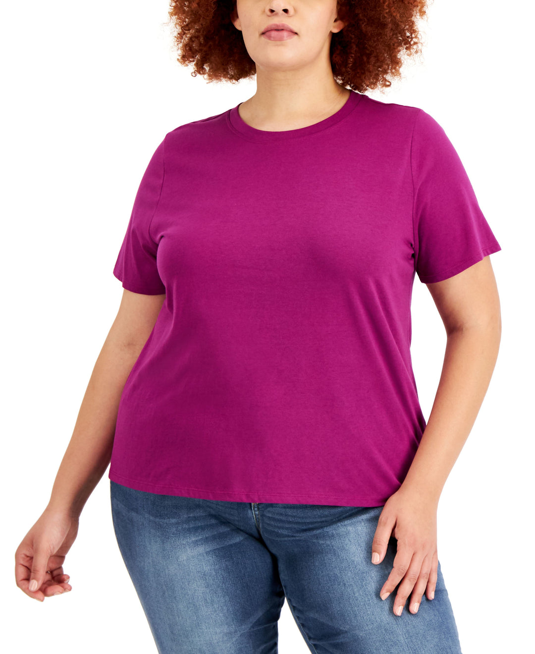 INC International Concepts Plus Size Cotton T-Shirt