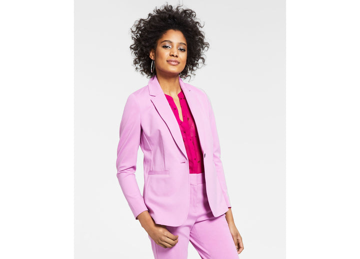 Bar III One Button Blazer