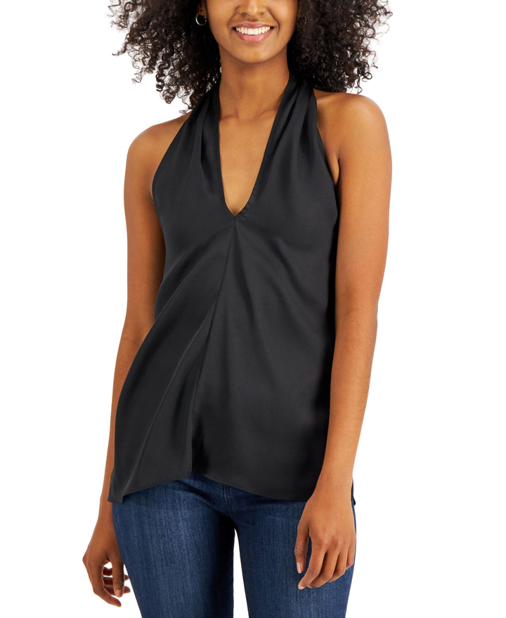 INC International Concepts Twill Halter Top
