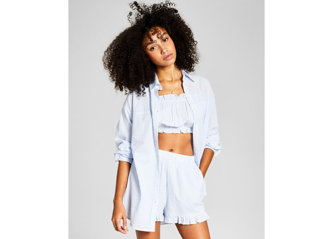 Now This Womens Cotton Oversized Shirt