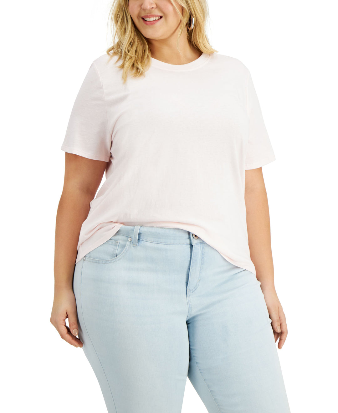 INC International Concepts Plus Size Cotton T-Shirt