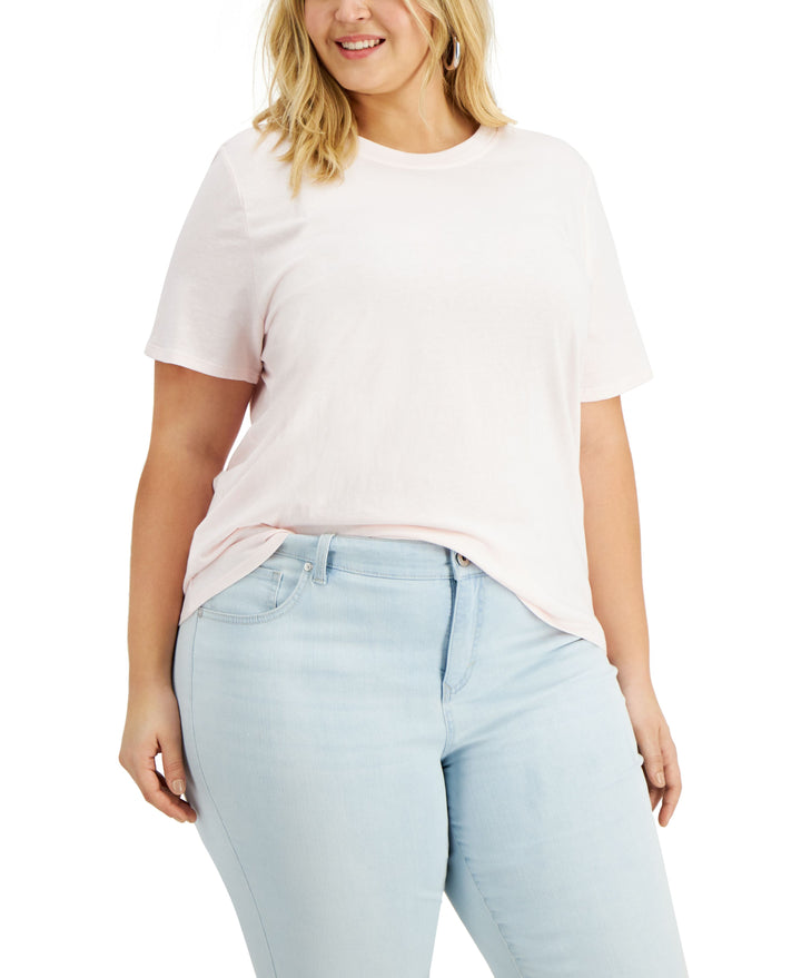 INC International Concepts Plus Size Cotton T-Shirt