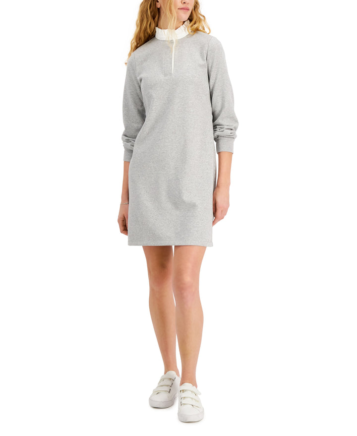 Charter Club Contrast Polo Dress