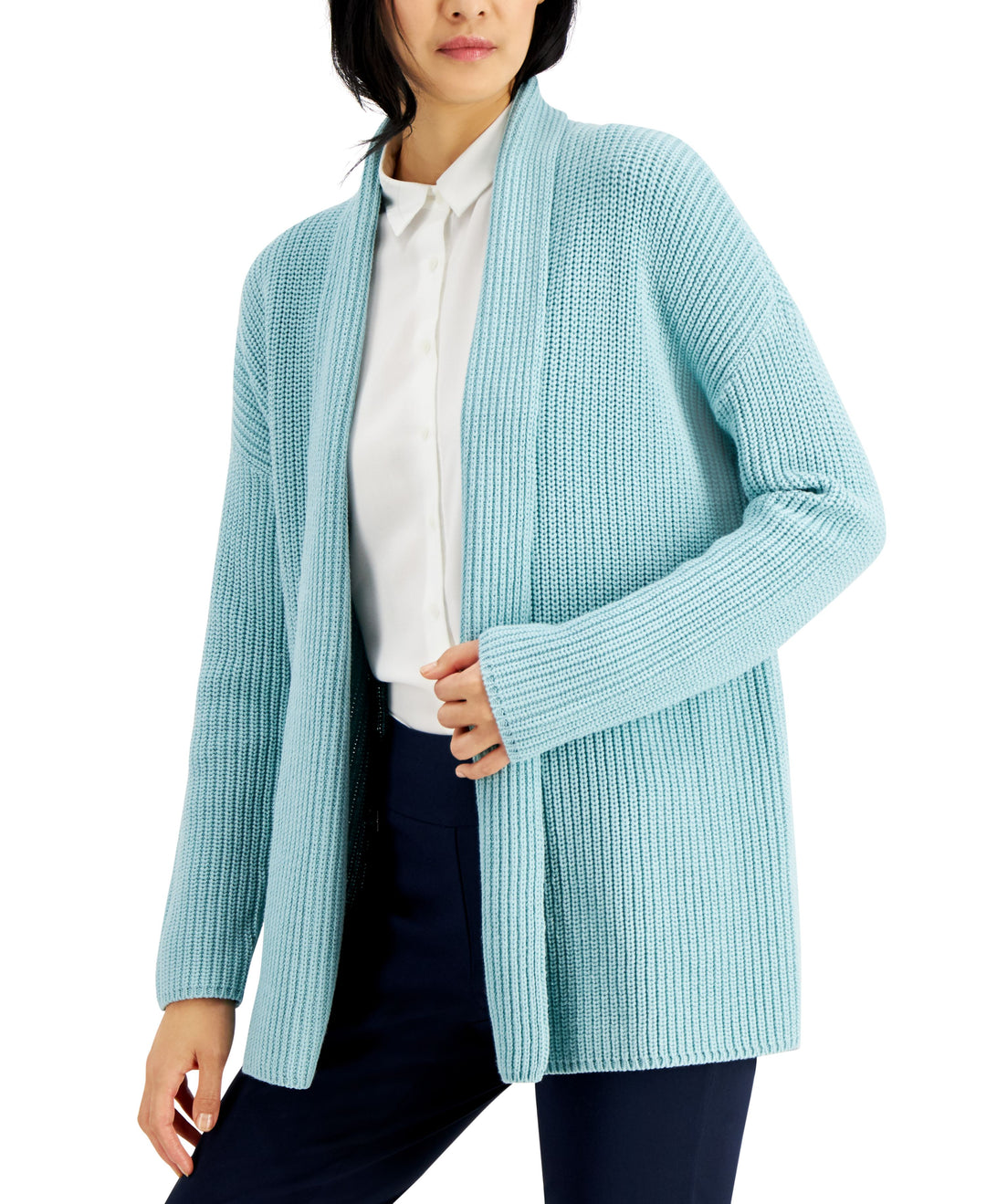 Alfani Chunky Open Front Cardigan