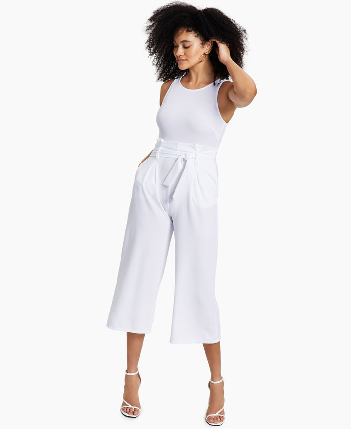 Petite Tie-Front Jumpsuit