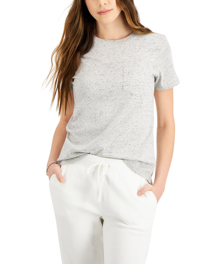 Style & Co Petite Heathered Classic T-Shirt