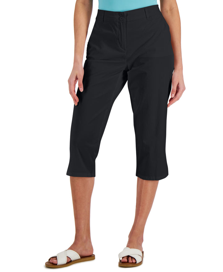 Petite Comfort-Waist Capri Pants
