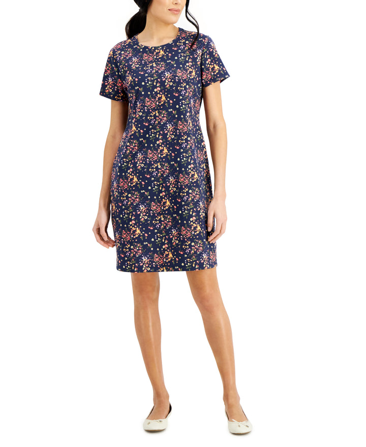 Karen Scott Petite Printed Dress