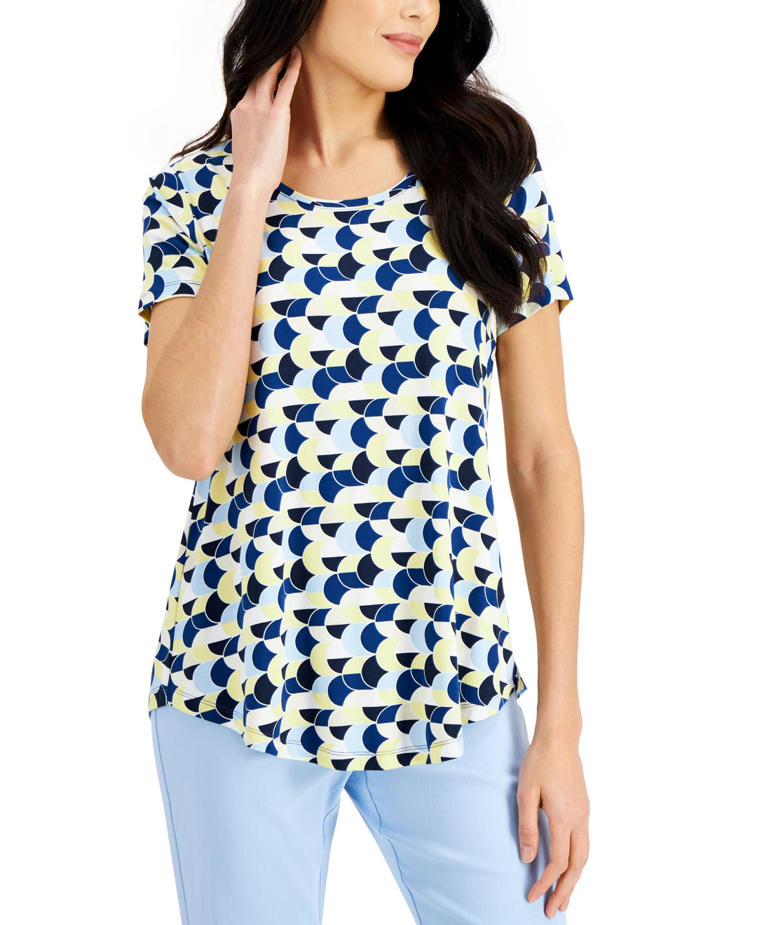 JM Collection Printed Top