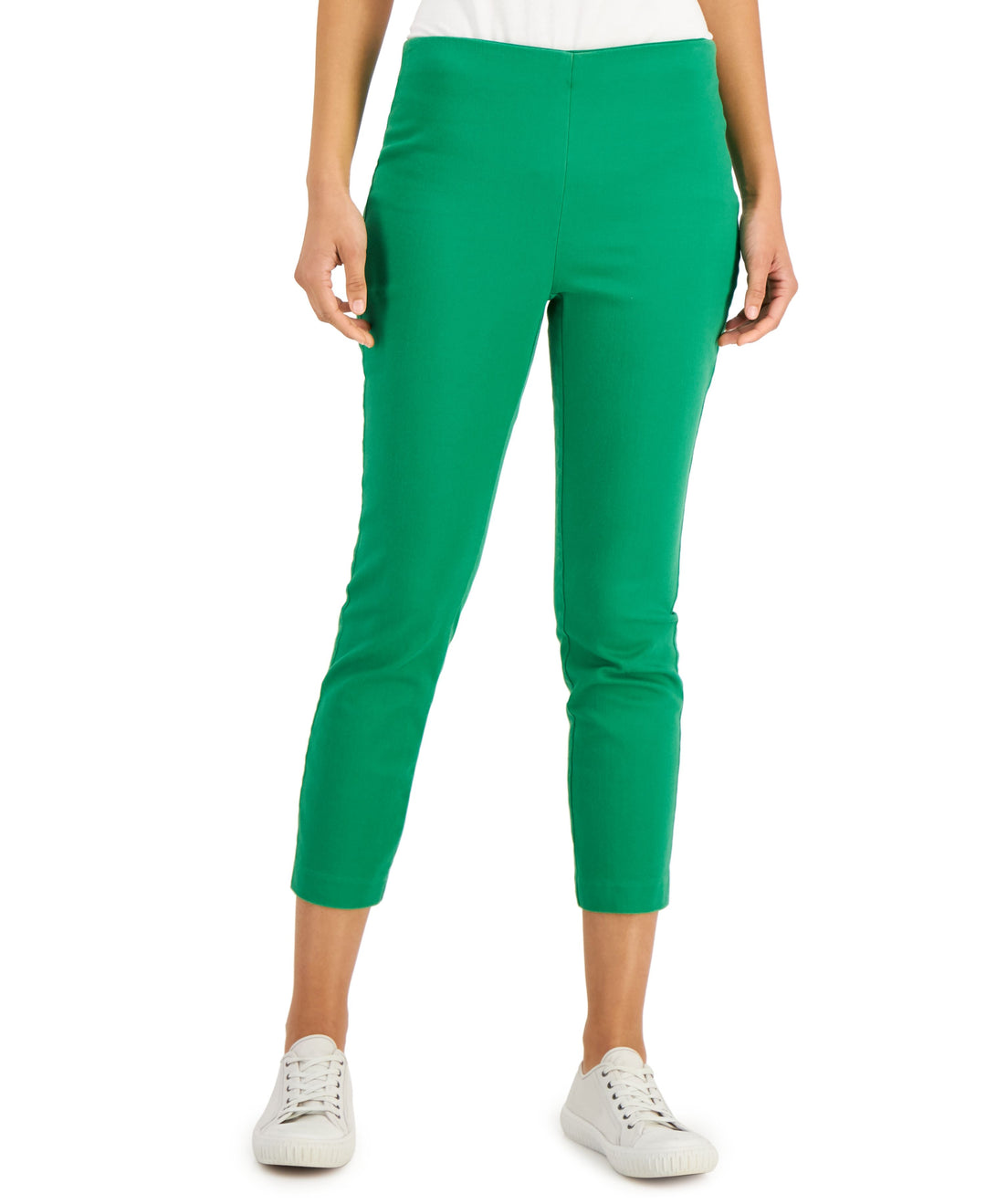 Charter Club Petite Chelsea Stretch Twill Cropped Pants