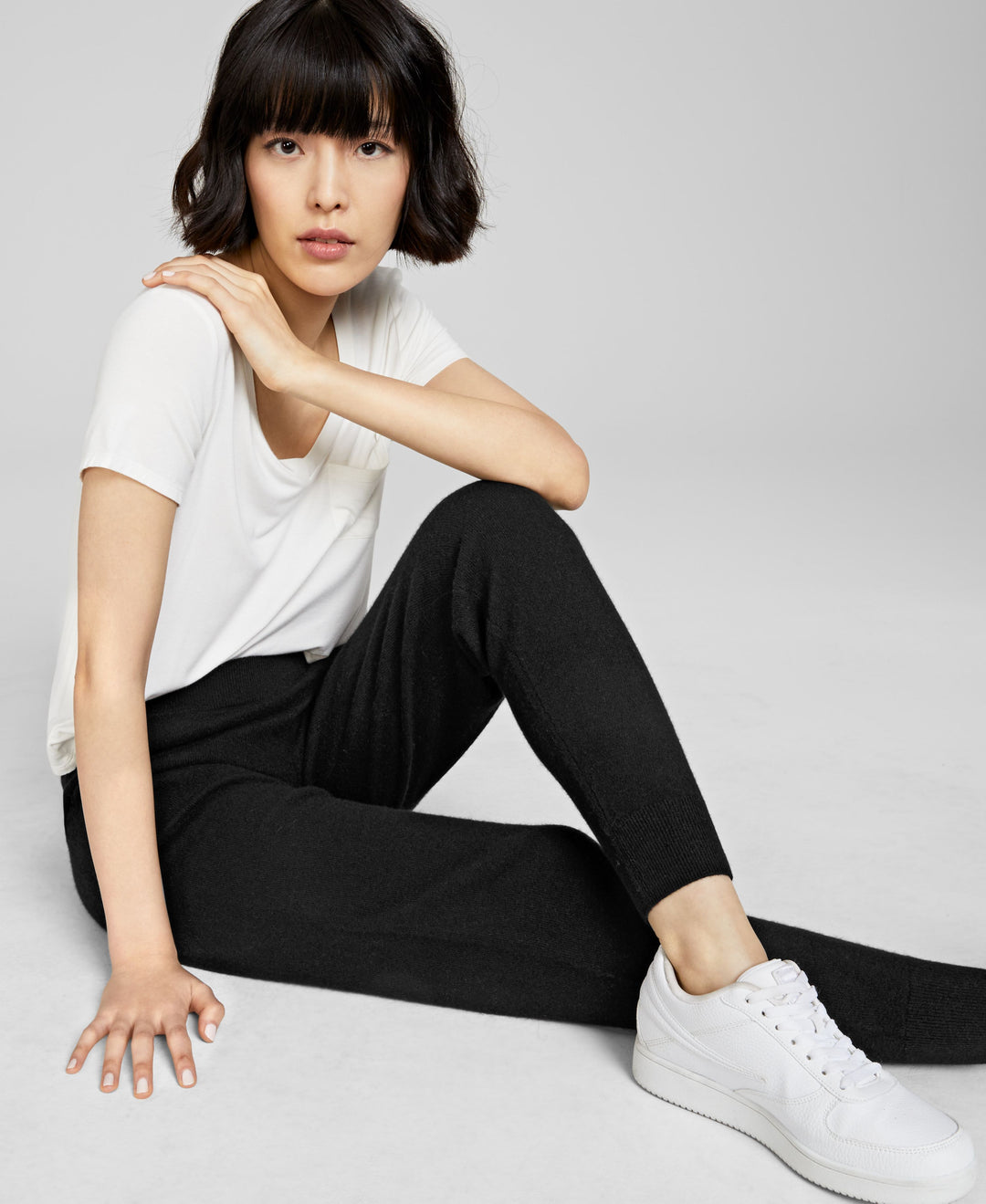 Charter Club 100 Cashmere Pocket Joggers