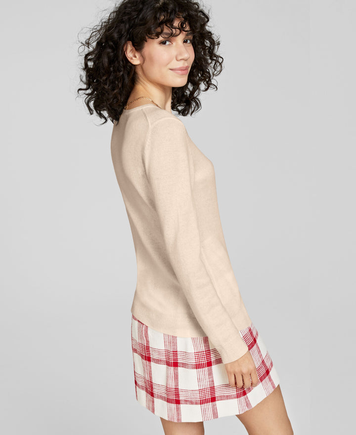 Women's 100% Cashmere Crewneck Sweater