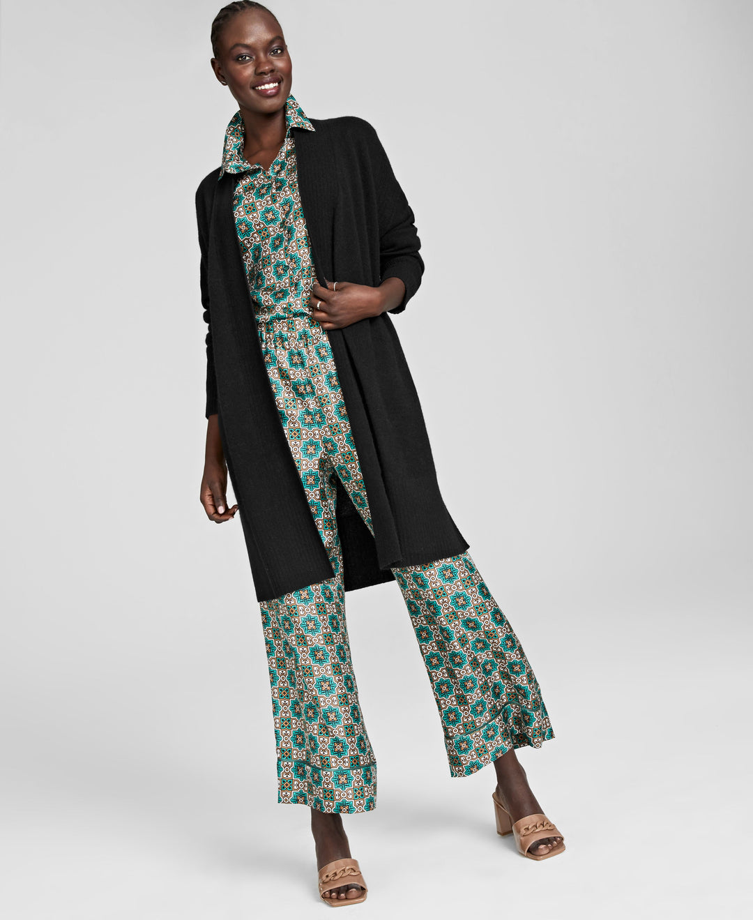 Charter Club Womens 100 Cashmere Mixed Stitch Sweater