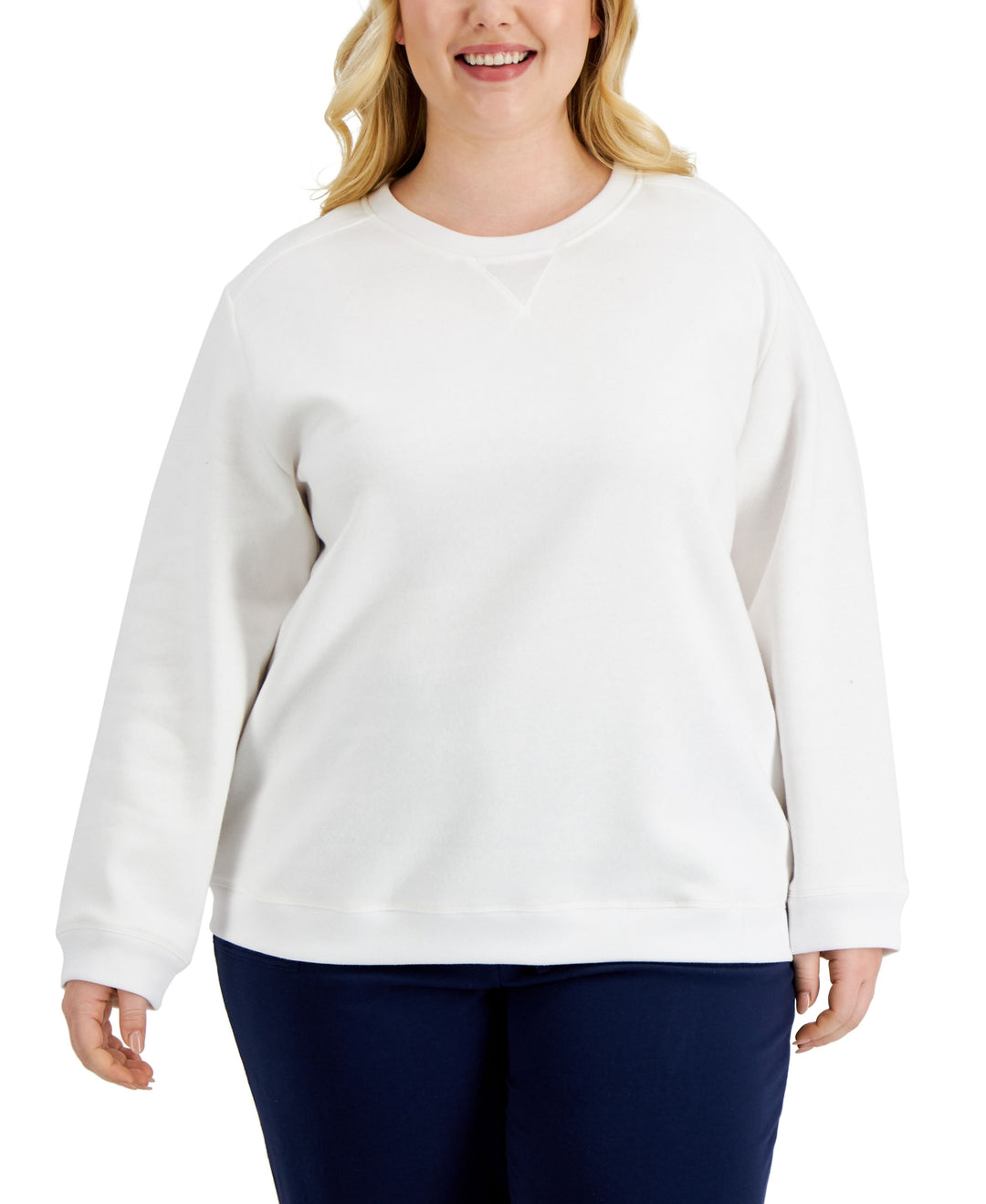 Plus Size Crewneck Sweatshirt
