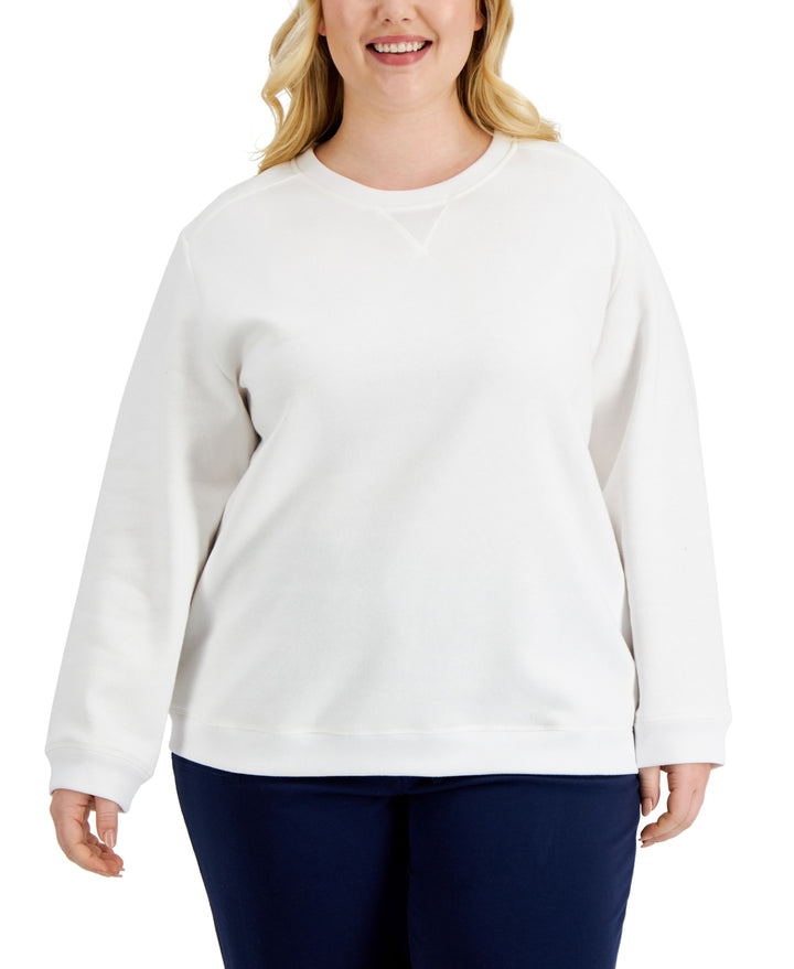 Plus Size Crewneck Sweatshirt
