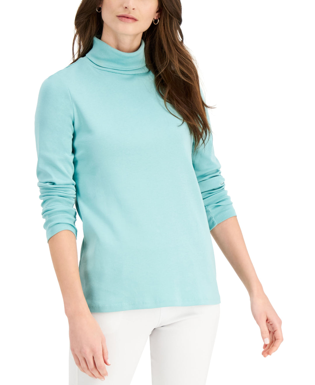 Charter Club Pima Turtleneck Top