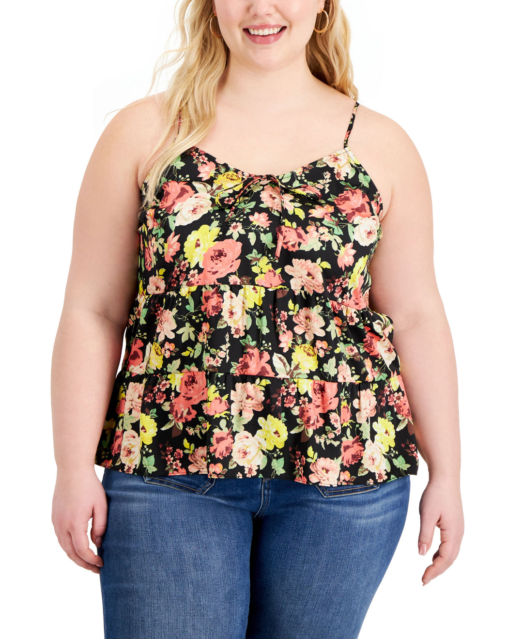 INC International Concepts Plus Size Printed Camisole