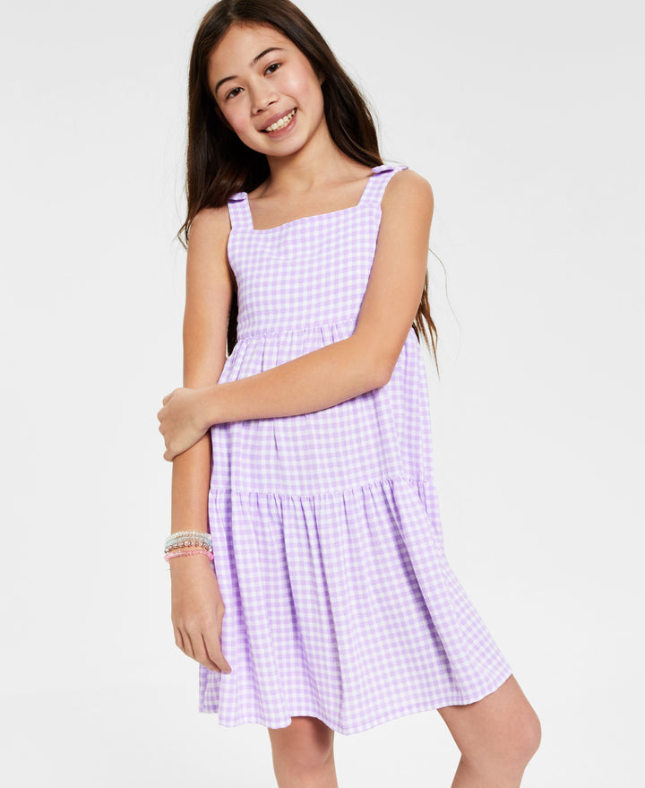 Charter Club Mommy Me Little Girls Gingham Dress