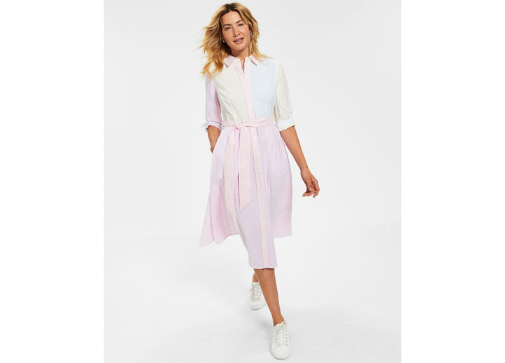 Charter Club Mommy Me Colorblocked Shirtdress