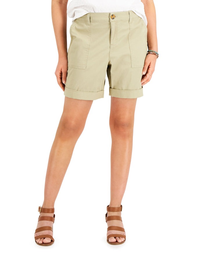 Style & Co Rolled Cuff Bermuda Shorts