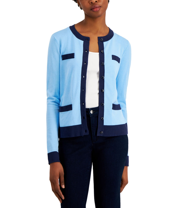 Charter Club Colorblocked Cardigan