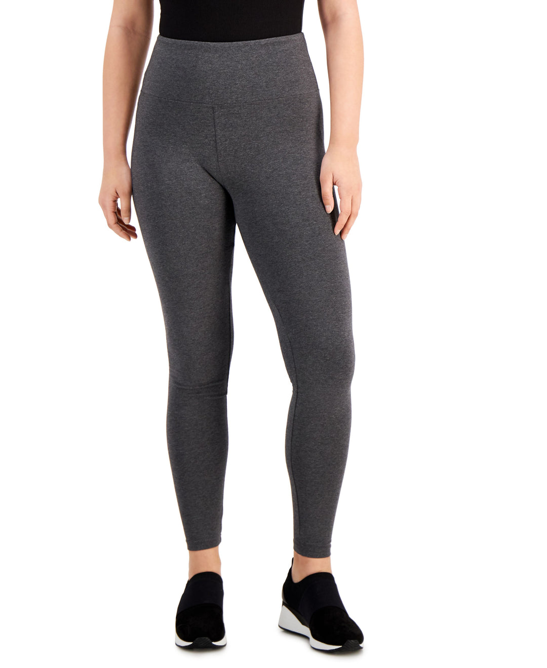 Style & Co Petite High Rise Heather Leggings