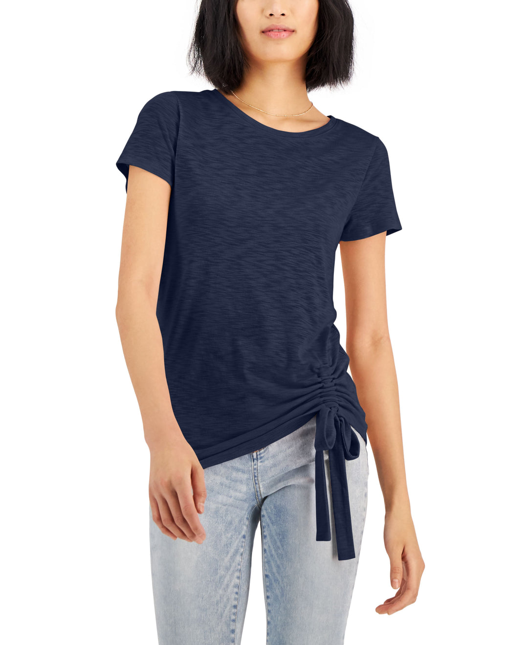 INC International Concepts Ruched T-Shirt