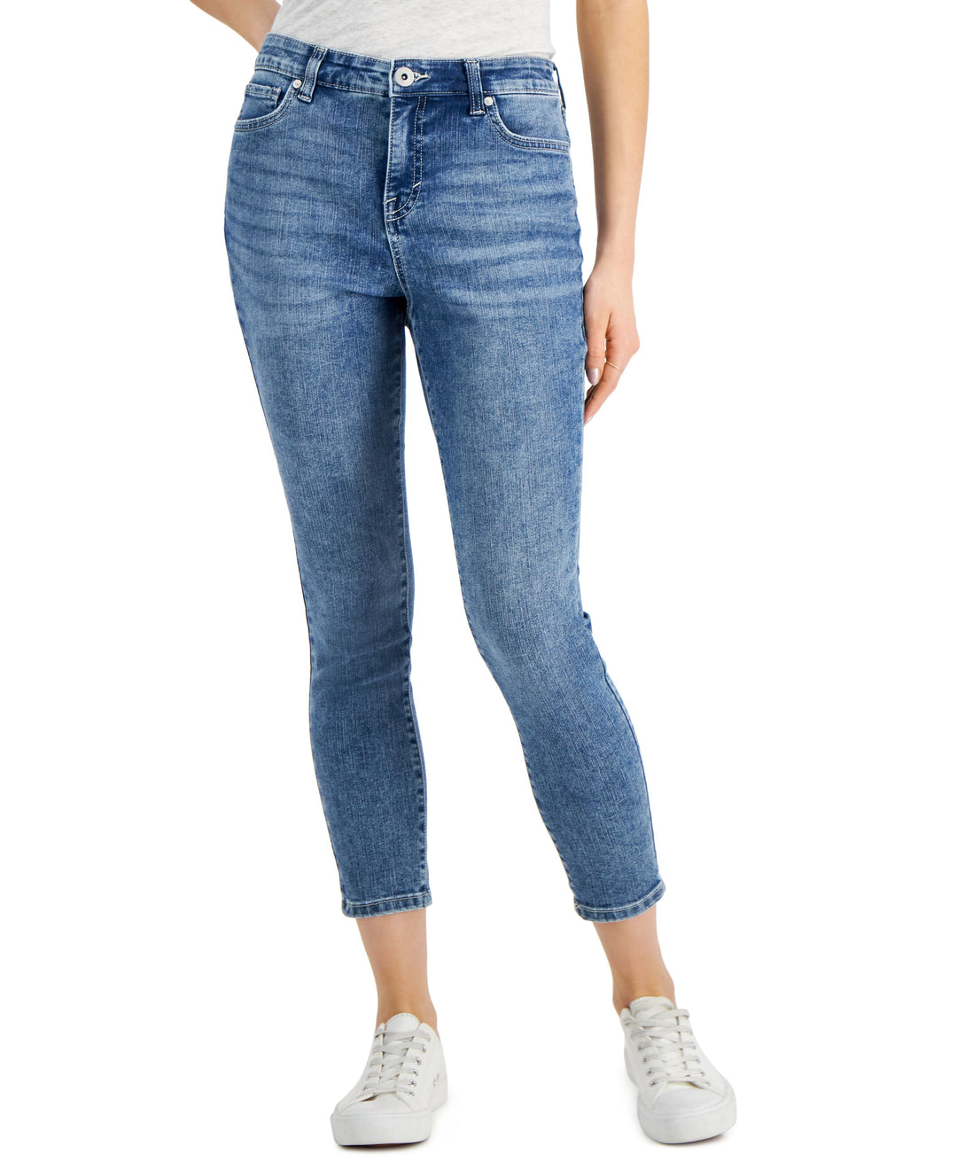 Style & Co Petite Curvy Skinny Ankle Jeans