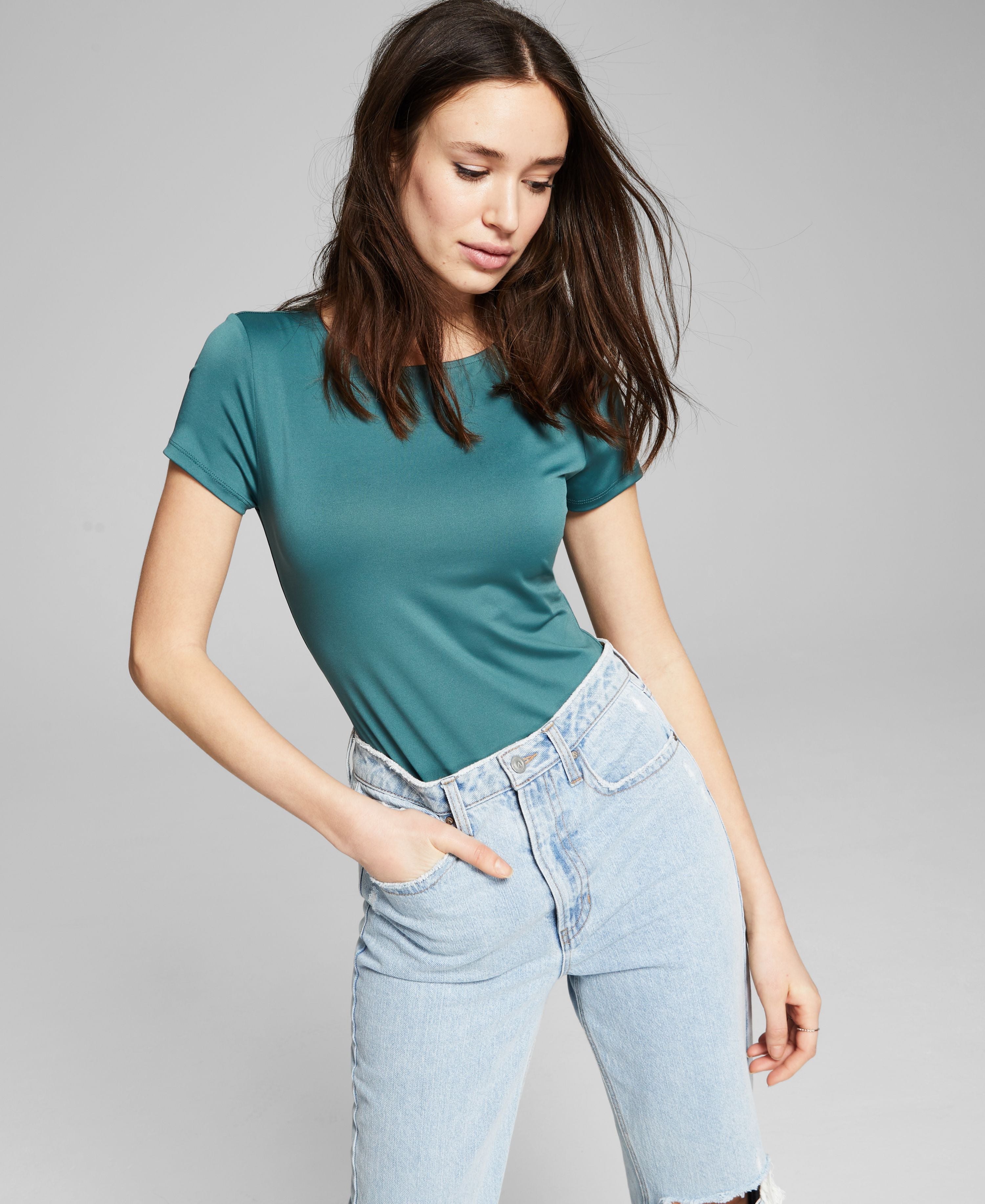 Now This Womens Crewneck Bodysuit