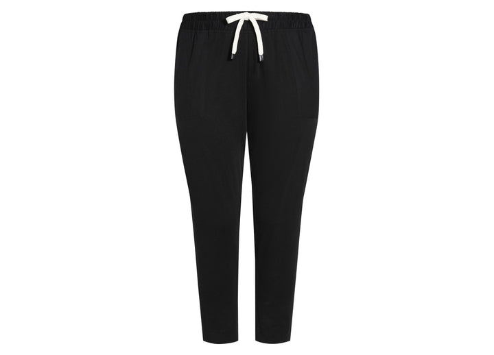 Plus Size Contrast Pocket Knit Pants