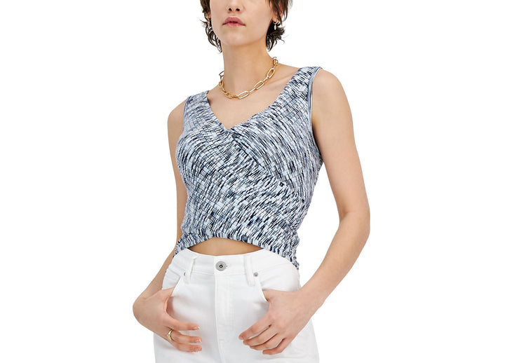 INC International Concepts Marled Sweater Tank Top