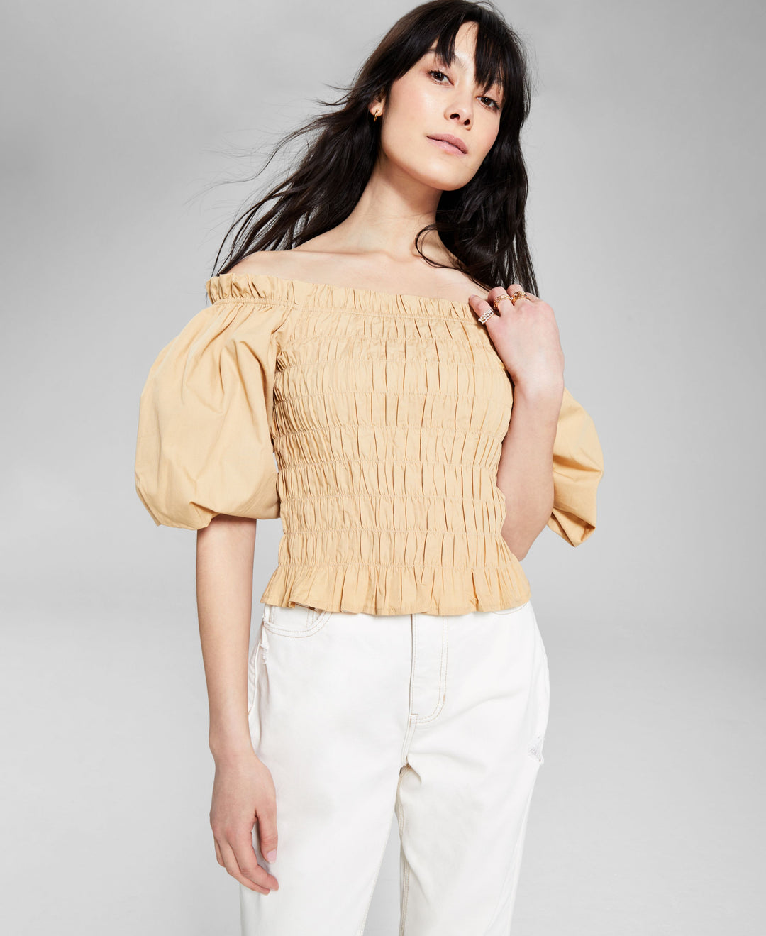 Now This Womens Cotton Off The Shoulder Top