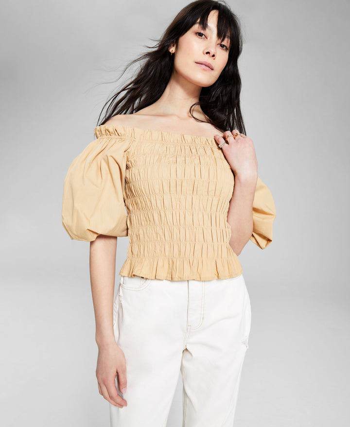 Now This Womens Cotton Off The Shoulder Top
