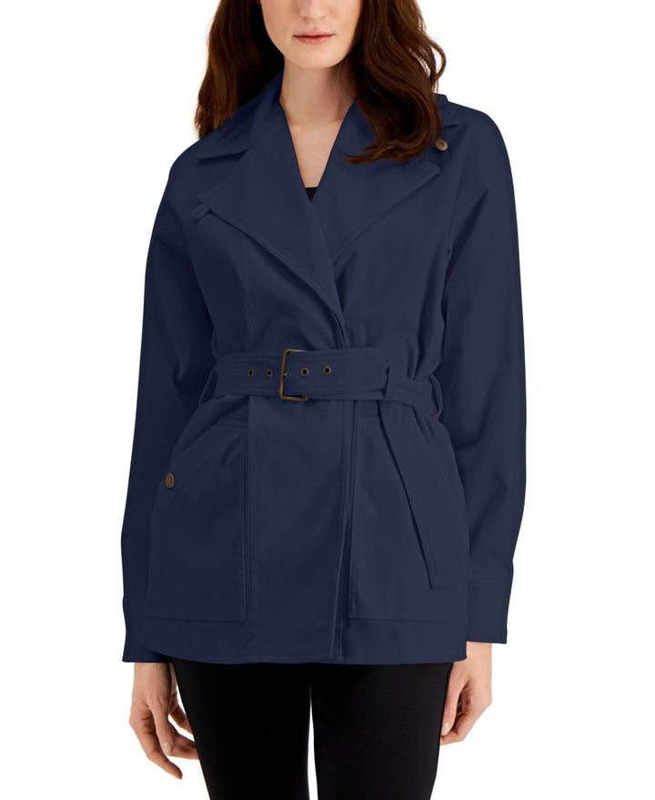 INC International Concepts Dropped Shoulder Trench Coat