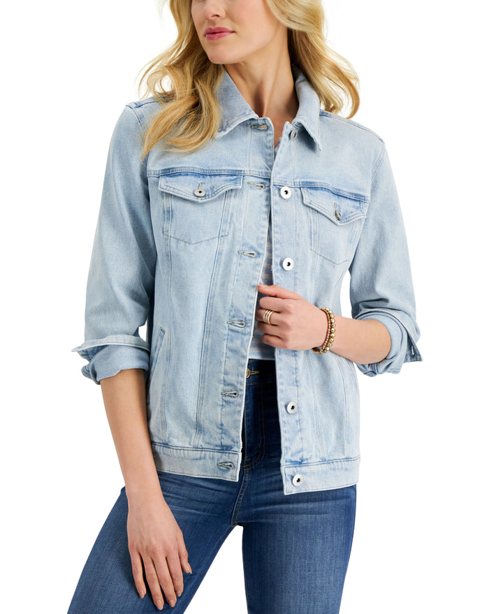 Style & Co Petite Denim Trucker Jacket