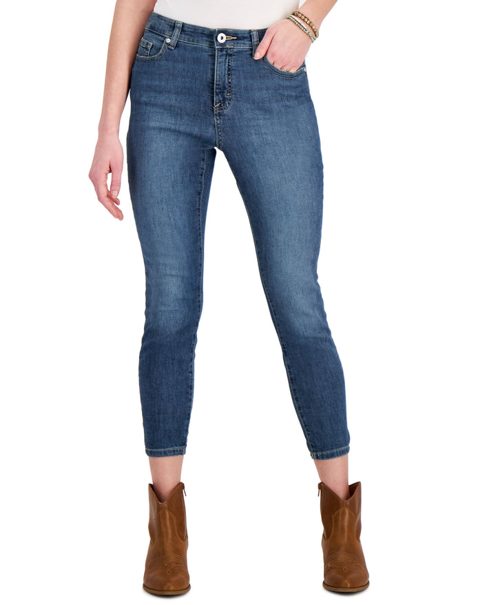 Style & Co Petite Mid Rise True Skinny Ankle Jeans