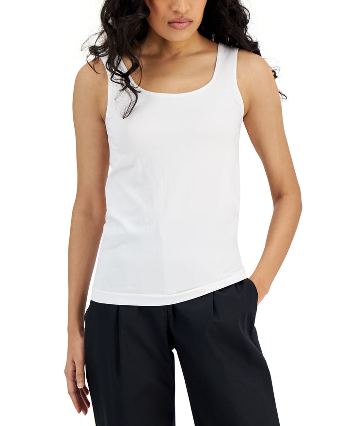 Alfani Seamless Scoop Neck Tank Top