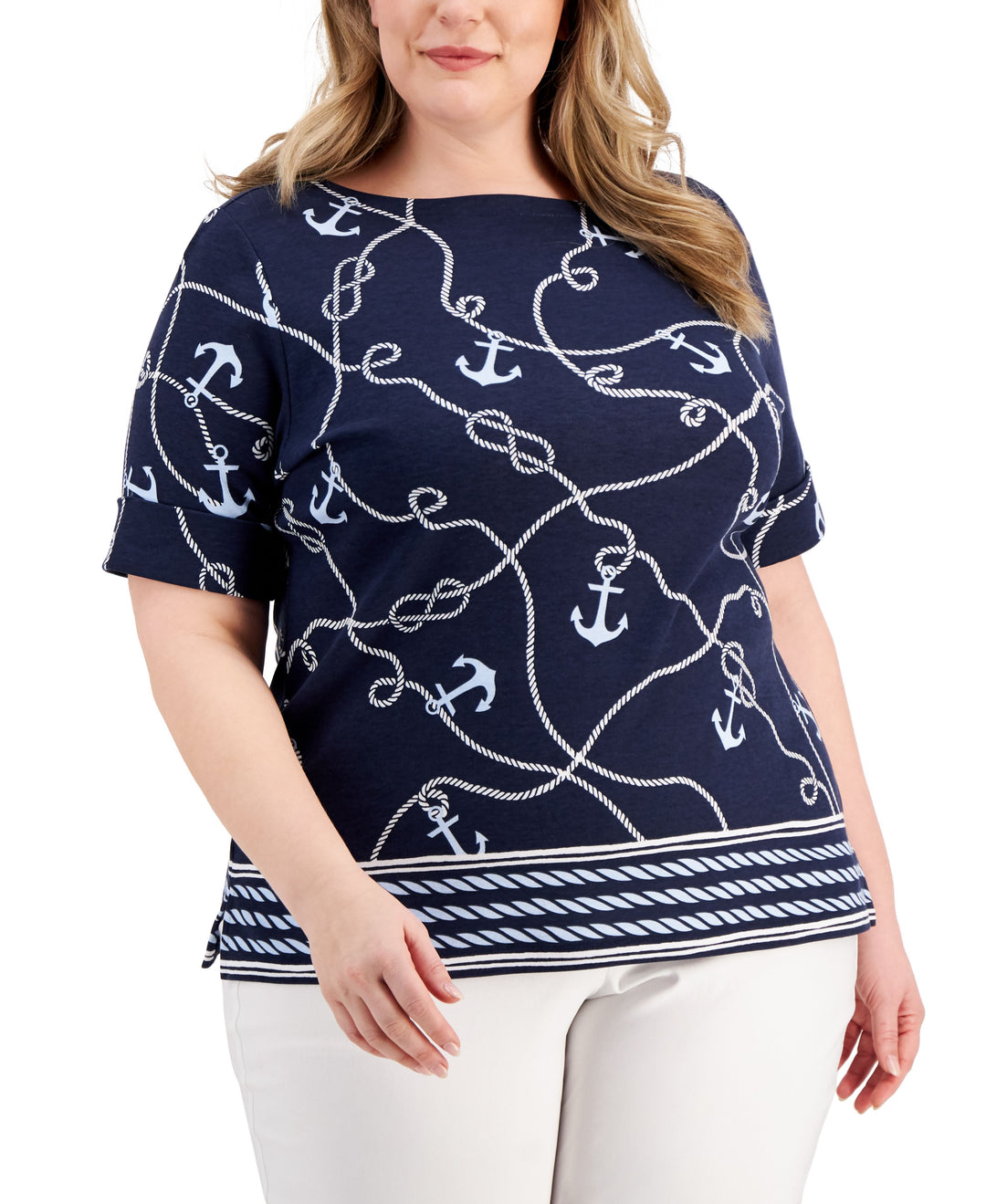 Karen Scott Plus Size T-Shirt