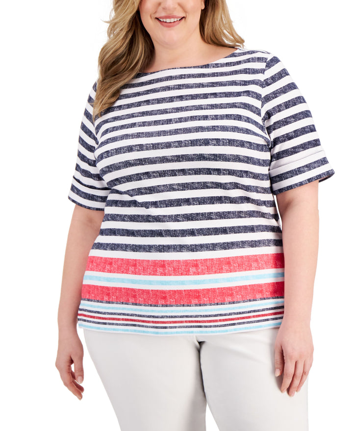 Karen Scott Plus Size T-Shirt