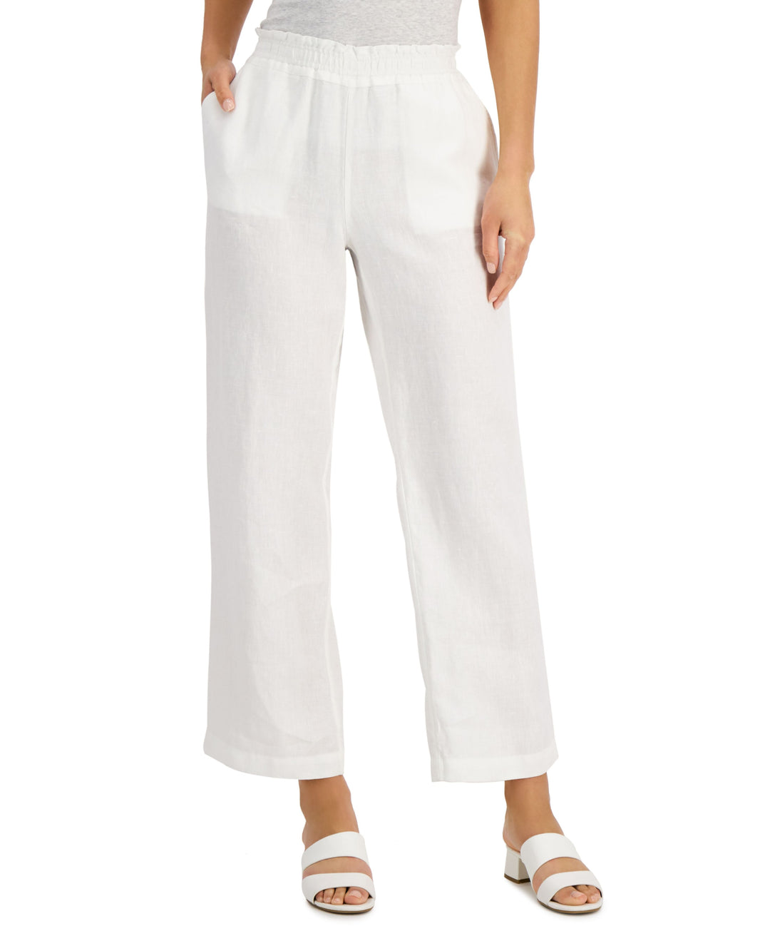 Charter Club Linen Pull On Pants