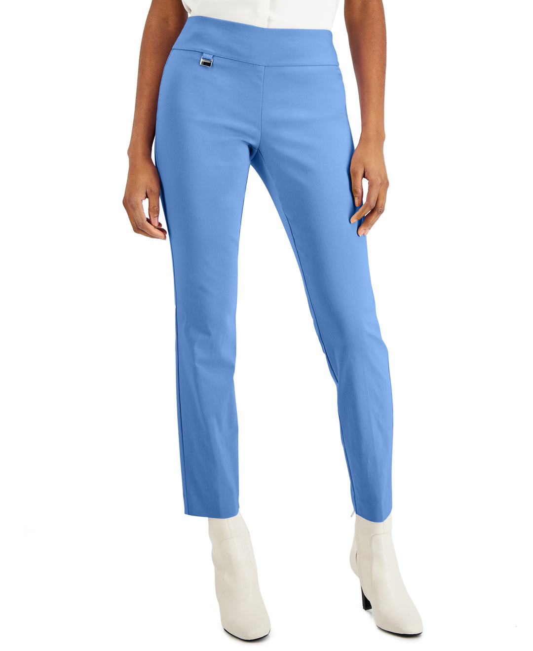 Petite Tummy-Control Pull-On Skinny Pants, Petite & Petite Short