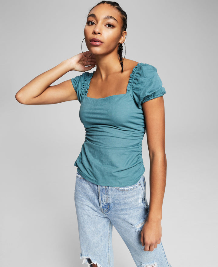 Now This Puff Sleeve Top