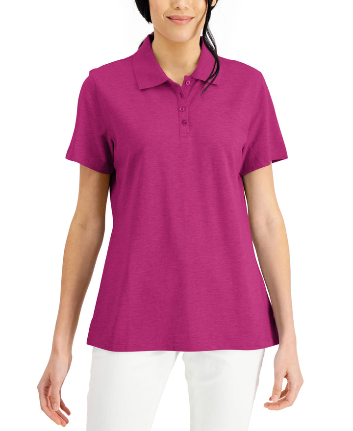 Cotton Short Sleeve Polo Shirt