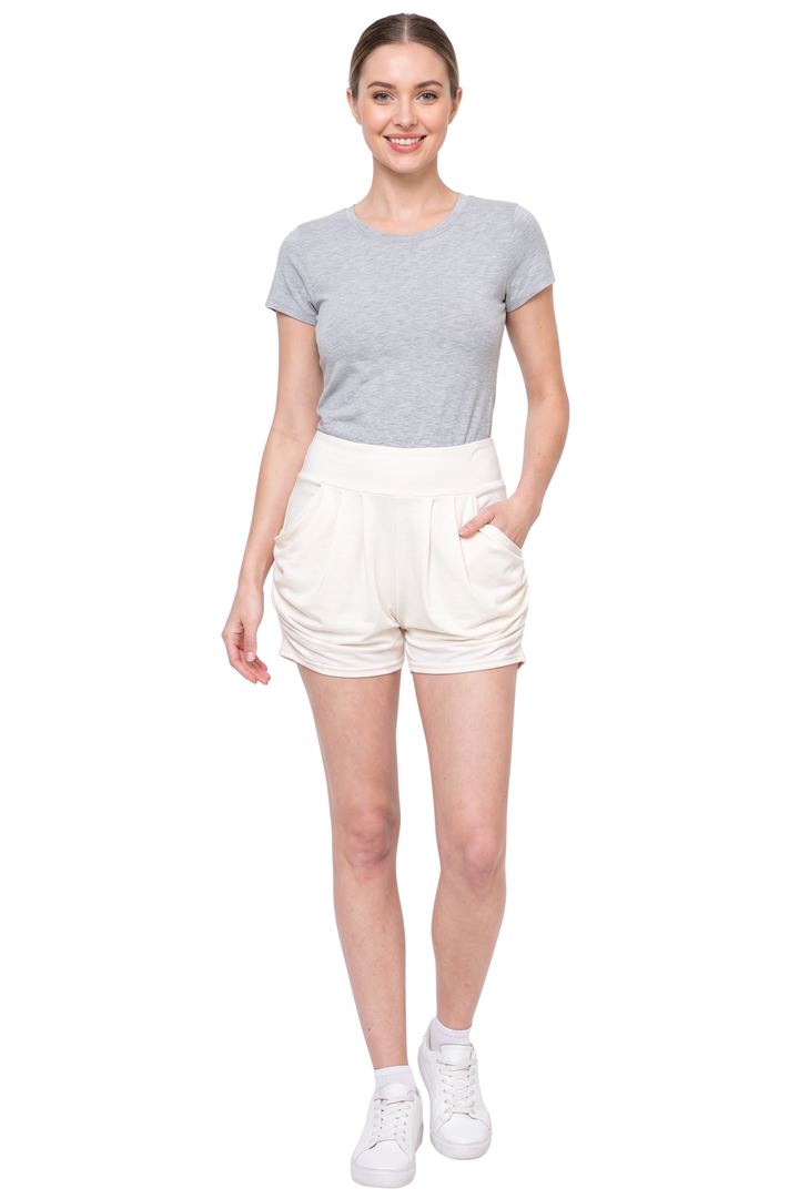Buttery Soft Solid Basic Harem Shorts