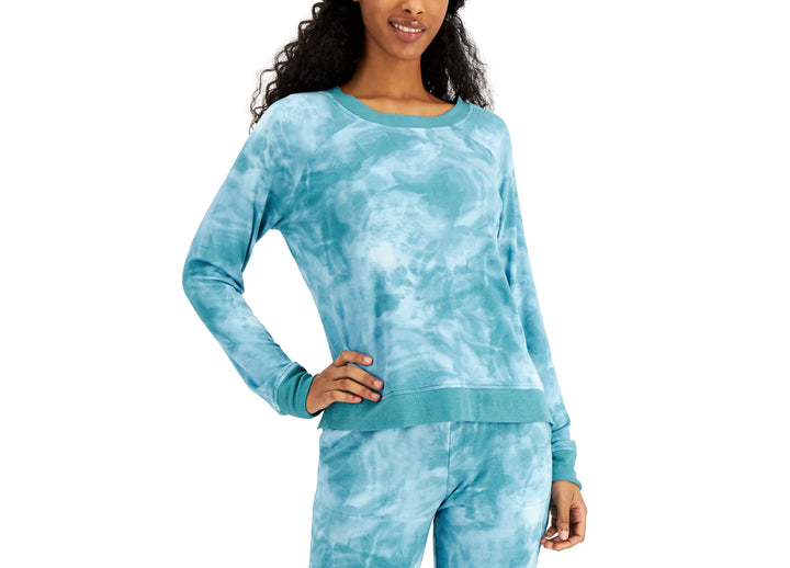 Alfani Womens Long Sleeve Printed Sweatshirt
