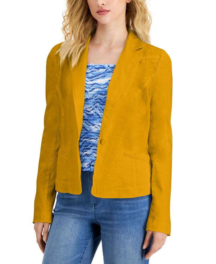 INC International Concepts Womens Puff Sleeve Jacket