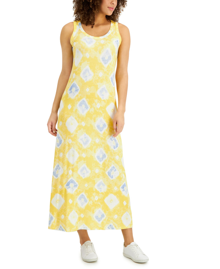 Style & Co Petite Tie Dye Maxi Dress